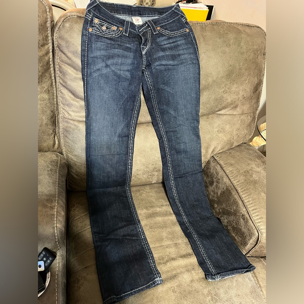 True right blue jeans size 27